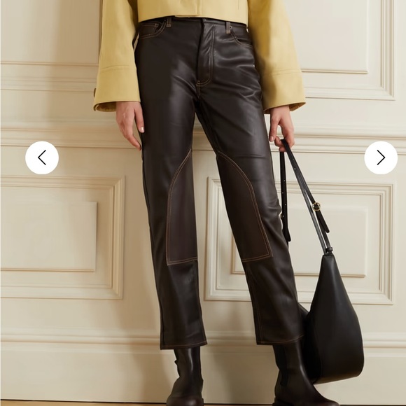 still here Pants - STILL HERE leather pants